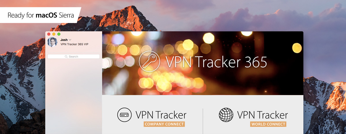 VPN Tracker 365: Ready for Sierra & PPTP VPN for macOS Sierra