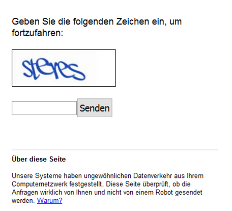 Text Catcha when using VPN