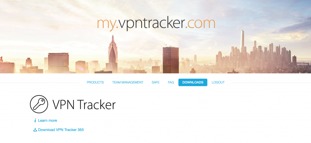 Download the VPN Tracker app