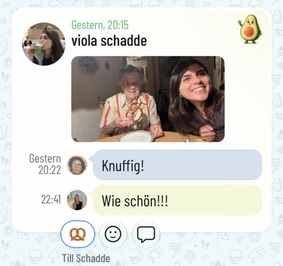 Knuff family check in app in action