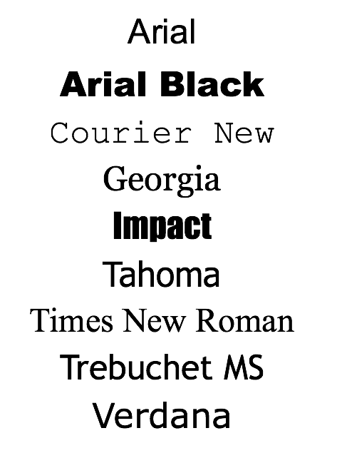 Email Safe Fonts for your Newsletter Design