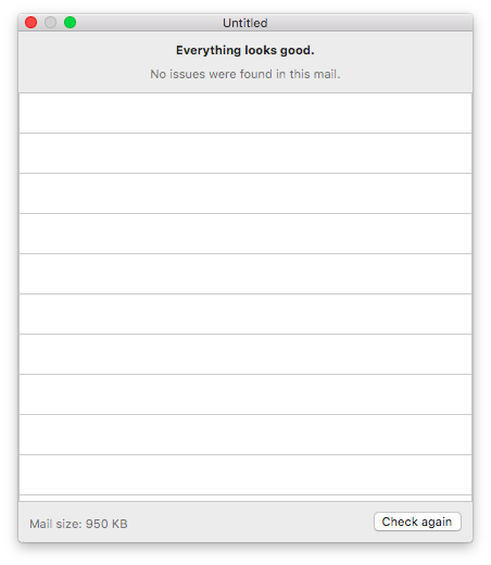 How to reduce email size by checking file weight with the Pre-Flight Checker in Mail Designer 365