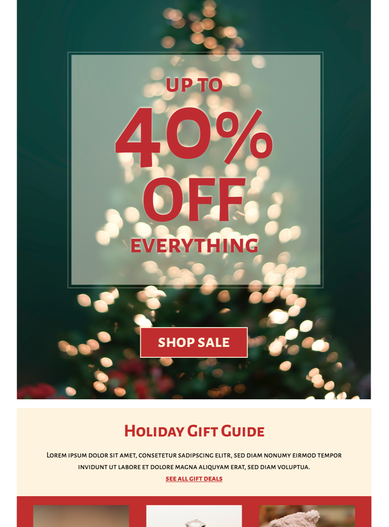 holiday email templates