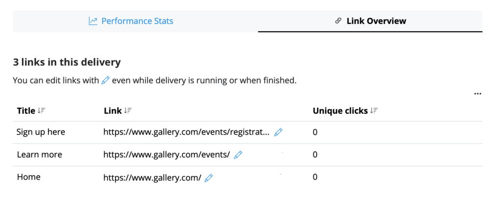 step by step how to change a link in an email after sending with Mail Designer 365
