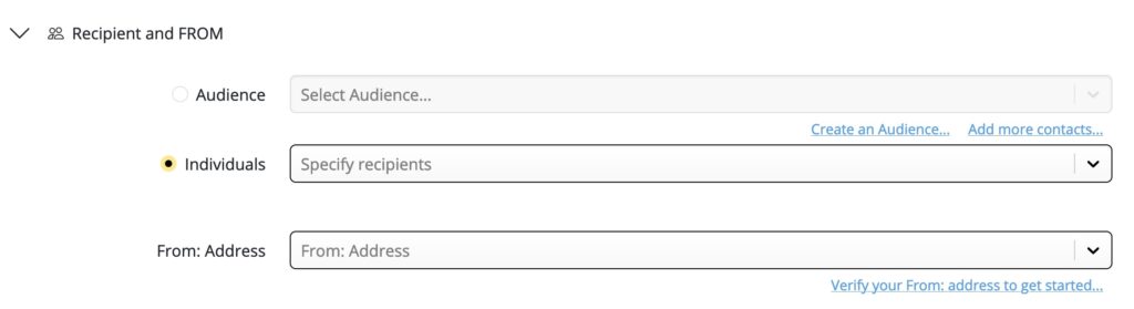 Send Email to individual recipients