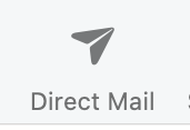 Direct Mail Button in Mail Designer Template for sending 1:1 emails
