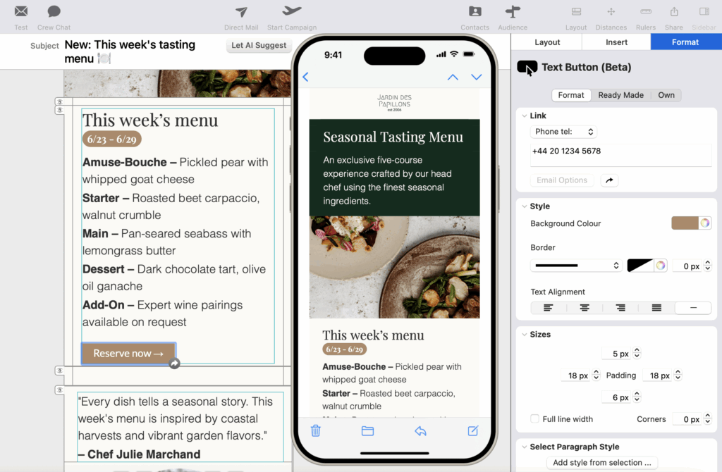 Stop using BCC for email newsletter and start sending mobile optimized email campaigns via Mail Designer