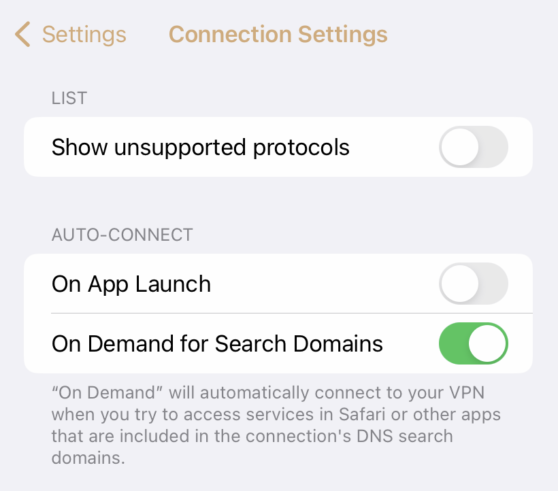 VPN auf iPhone einrichten – VPN on Demand iOS mit VPN Tracker aktivieren