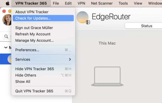 VPN Tracker Update auf Mac durchführen – Version 22.4 installieren