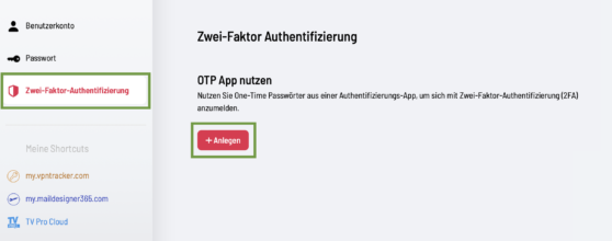 VPN Sicherheit erhöhen – 2FA in VPN Tracker aktivieren