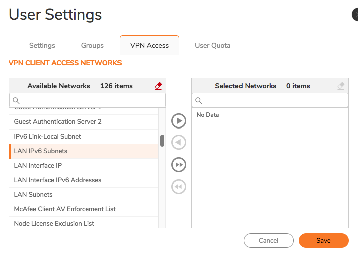 VPN Zugang für SonicWall feststellen