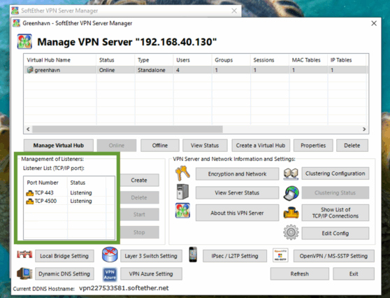 Remove unnecessary Listeners in SoftEther VPN